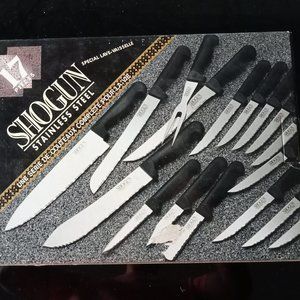 Shogun professional chef knives.